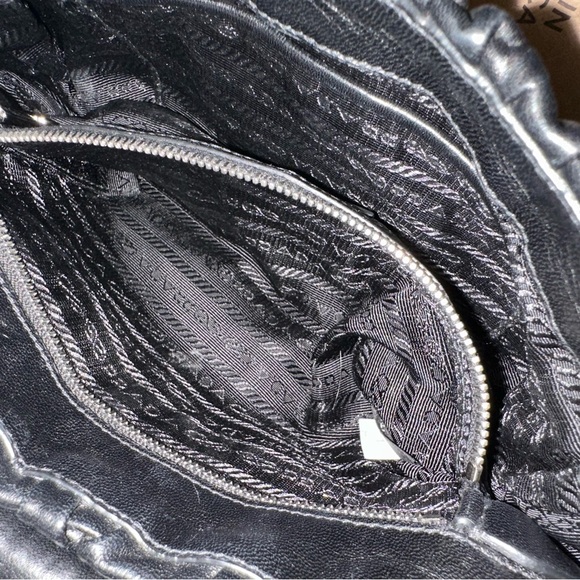 PRADA Black Napa Gaufre - Picture 12 of 13